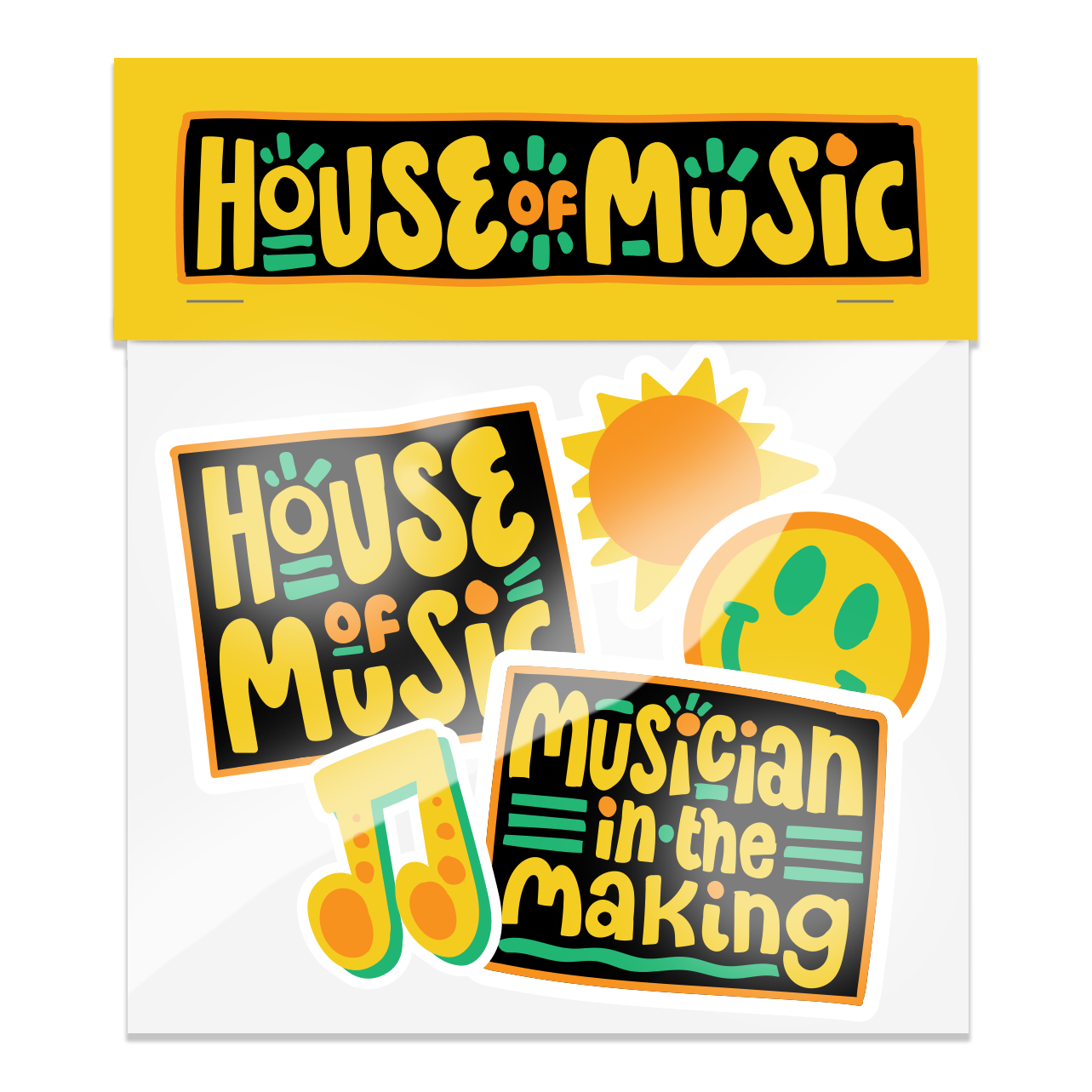 House of Music - Sticker Pack